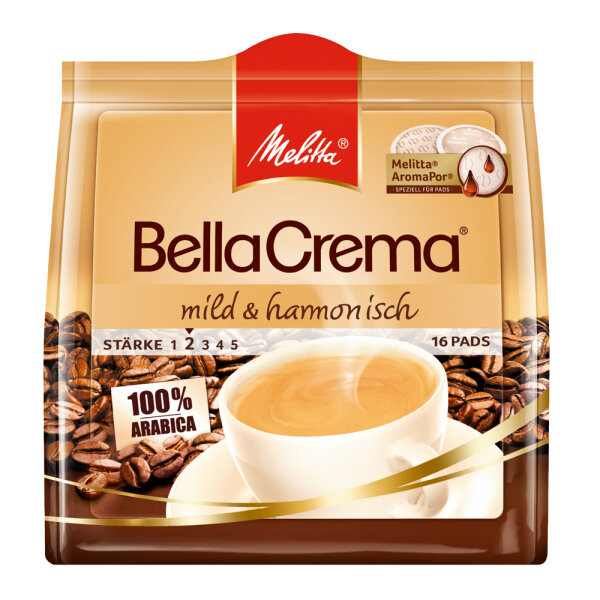 Kaffeepads Melitta® BellaCrema® mild & harmonisch