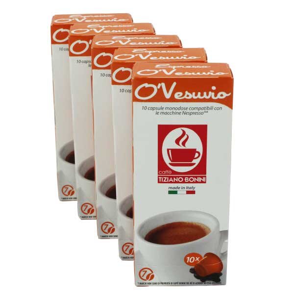 Caffè Bonini O´Vesuvio 50 Kompatible Kapseln Nespresso ®*