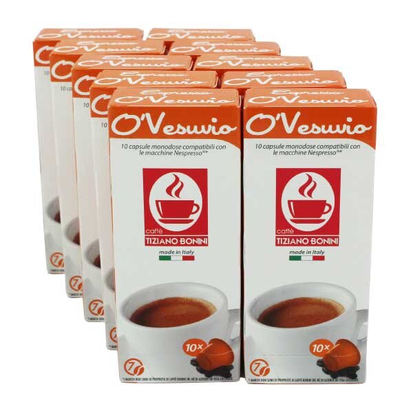 Caffè Bonini O´Vesuvio 100 Kompatible Kapseln Nespresso ®*