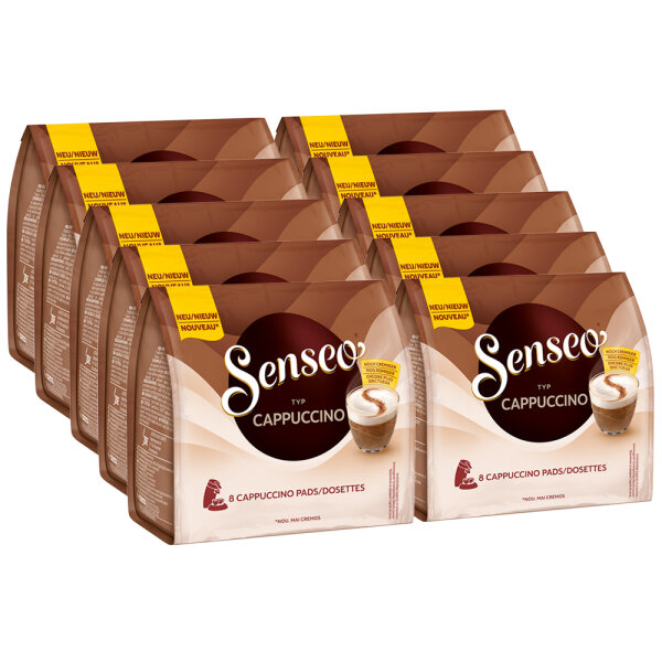 Kaffeepads Senseo ® CAPPUCCINO - 10 x 8 Pads