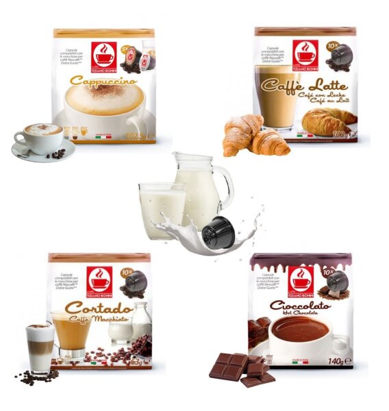 Caffè Bonini Probierset 5 Sorten Flavoured Dolce Gusto ®*