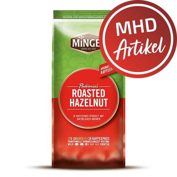 Kaffeepads Padinies Roasted Hazelnut - MHD: 31.12.2020