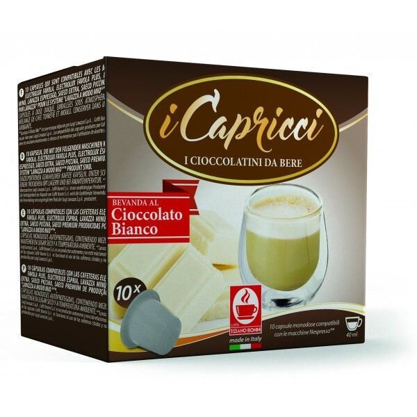 Bonini iCapricci Cioccolato Bianco/Weiße Schokolade Nespresso ®* - 5 x 10 Kapseln