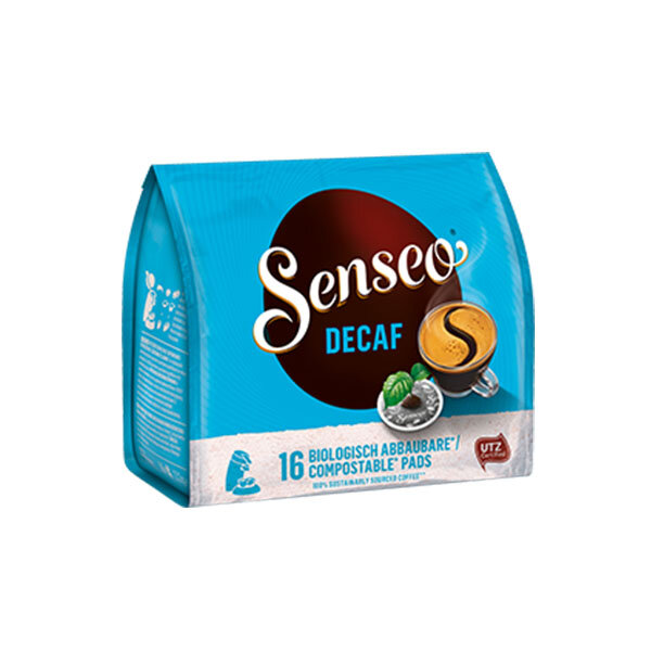 Kaffeepads Senseo® Entkoffeiniert - 16 biologisch abbaubare Pads