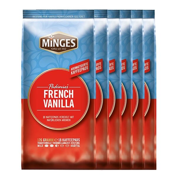 Kaffeepads Padinies French Vanilla Rabatt Megapack 216 Pads