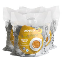Caféclub Kaffeepads ENTKOFFEINIERT 3 x 100 Pads im...