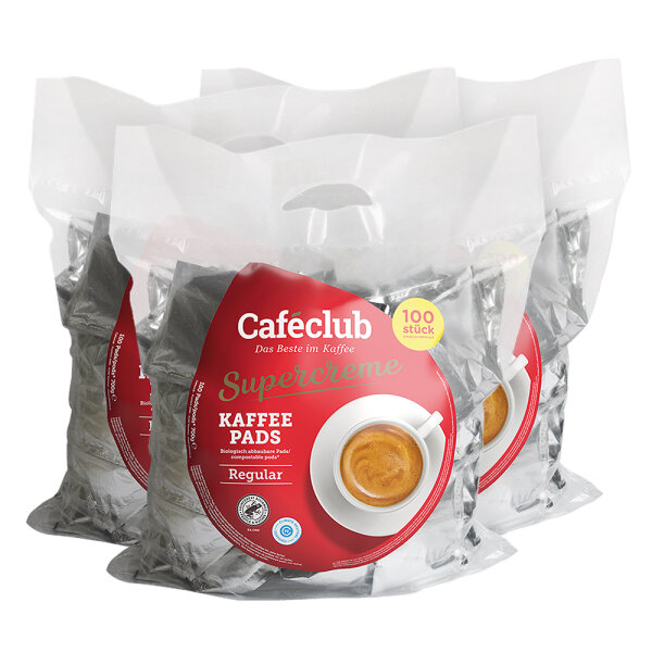 Caféclub Kaffeepads REGULAR 3 x 100 Pads im Megabeutel