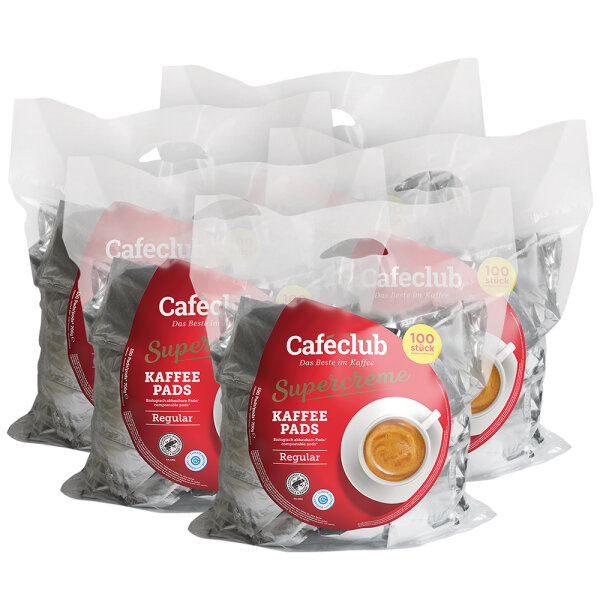 Caféclub Kaffeepads REGULAR 5 x 100 Pads im Megabeutel