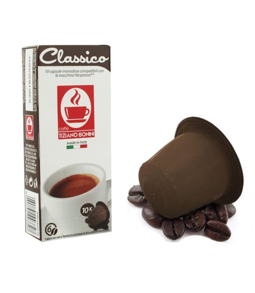 Caffè Bonini CLASSICO - 10 Kompatible Kapseln Nespresso ®*