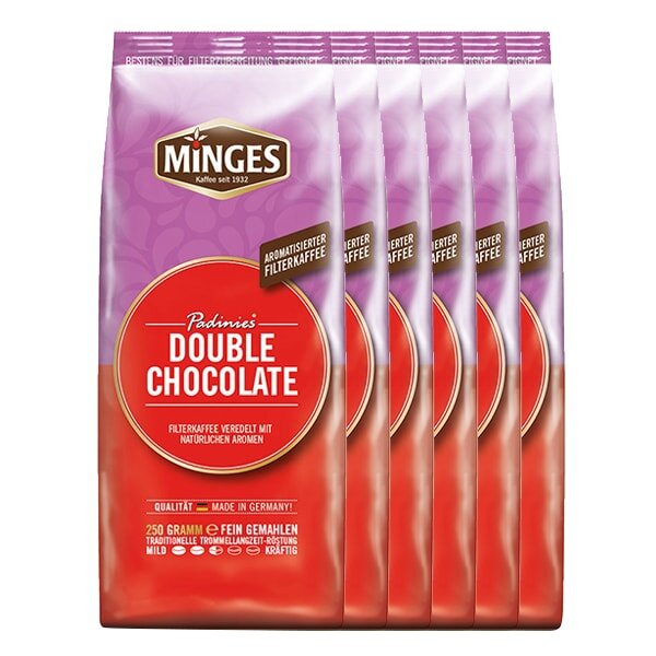 Kaffeepads Padinies Double Chocolate Rabatt Megapack 216 Pads (12 x 18 Pads)