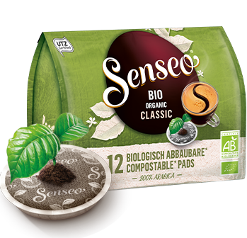 Kaffeepads Senseo® BIO ORGANIC CLASSIC - 12 biologisch abbaubare Pads**