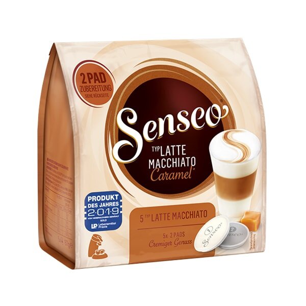 Kaffeepads Senseo® Latte Macchiato Caramel - MHD: 18.07.2021