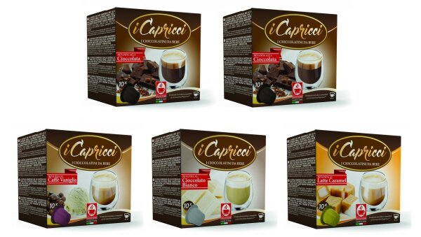 Bonini iCapricci Probierset - 5 Sorten Nespresso ®*- kompatibel