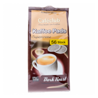 Kaffeepads Caféclub DARK ROAST 56 Pads - MHD:...