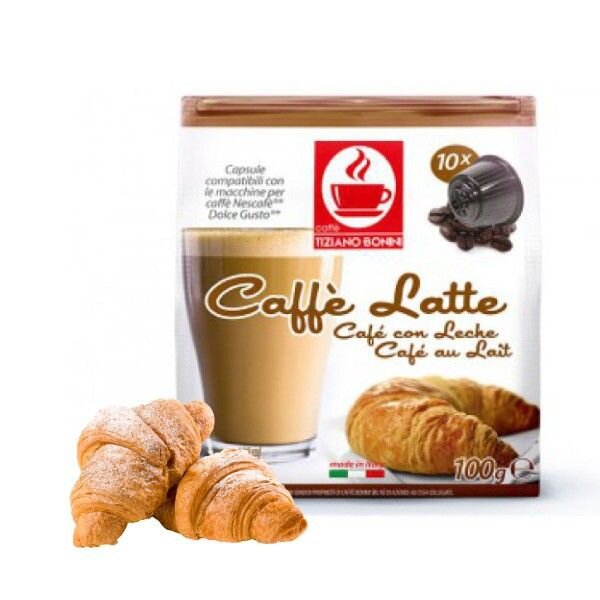 Caffè Bonini Caffè Latte / Café au lait - 10 Kaffeekapseln Dolce Gusto®*