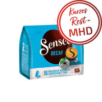 Kaffeepads Senseo® Entkoffeiniert - MHD:  !! - 16 biologisch abbaubare Pads