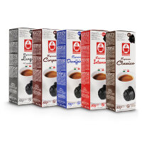 Caffè Bonini PROBIERSET - 5 x 10 kompatible Kapseln Caffitaly ®* K-Fee ®* Tchibo ®*
