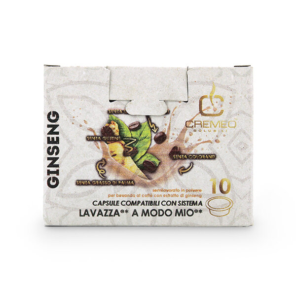 CREMEO Linea Solubili GINSENG DOLCE  - 10 Kapseln Lavazza a Modo Mio ®* kompatibel