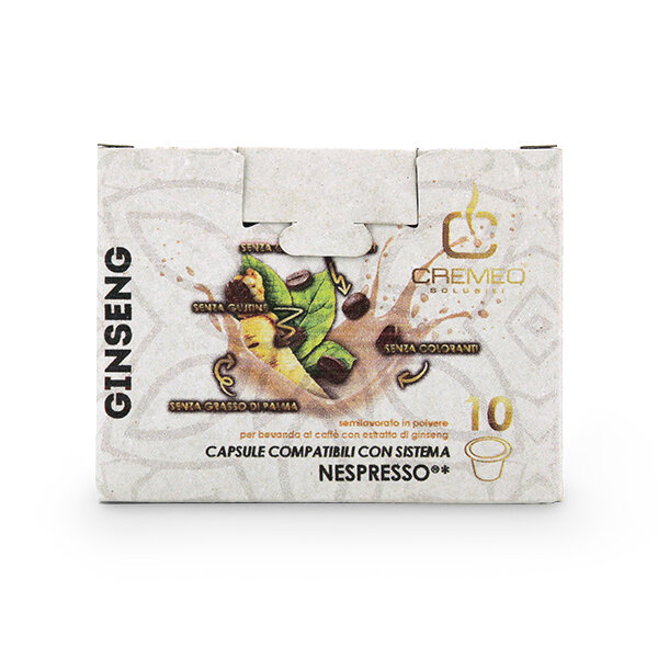 CREMEO Linea Solubili GINSENG DOLCE  - 10 Kapseln Nespresso ® kompatibel