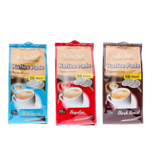 Caféclub Kaffeepads Supercreme - 168 Pads Set (Senseo kompatibel) - Herbst-Sale