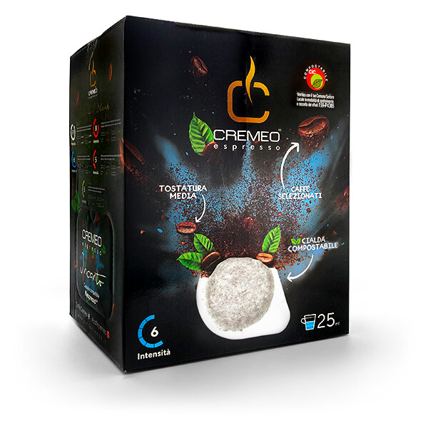 CREMEO Linea Caffè INCANTO - 100 Cialde ESE (ESE-Pads - Ø 44 mm)