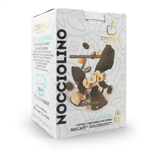 CREMEO Linea Solubili NOCCIOLINO / NUSS - 10 Kapseln Dolce Gusto ®* kompatibel