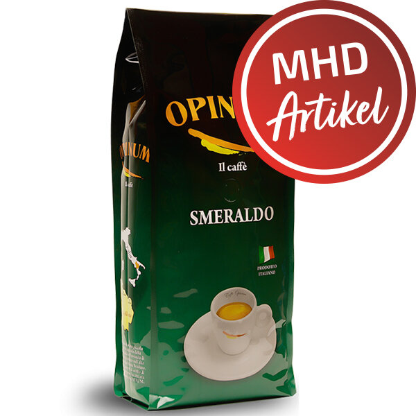 Opinum SMERALDO - Ganze Bohne - MHD: 31.10.2022