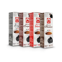 Caffè Bonini PROBIERSET - 4 x 10 kompatible Kapseln Caffitaly ®* K-Fee ®* Tchibo ®*