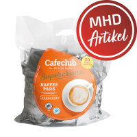 Caféclub Kaffeepads CAPPUCCINO - 30 Tassen im Megabeutel - MHD: 29.11.2022
