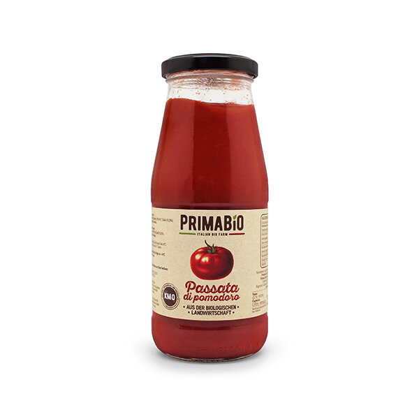PrimaBio Tomatenpassata aus roten Tomaten "Passata di pomodoro" - 420 g