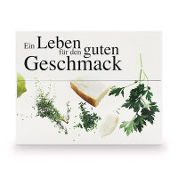 Rezeptbox Blechdose - Motiv "Kräuter"  -...