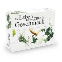 Rezeptbox Blechdose - Motiv "Kräuter"  -...