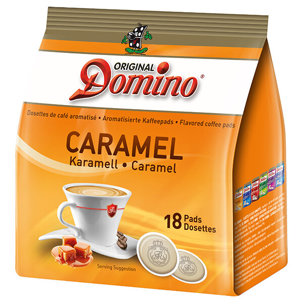 Domino® CARAMEL - 18 aromatisierte Kaffeepads