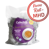 Caféclub Kaffeepads RISTRETTO 100 Pads im Megabeutel - MHD: