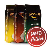 OPINUM ABVERKAUFSPAKET MHD: 31.10.2022 !!! - ganze Bohne...