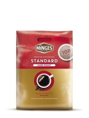 Minges Kaffeepads Dark Roast Standard - 108 Pads im Megabeutel