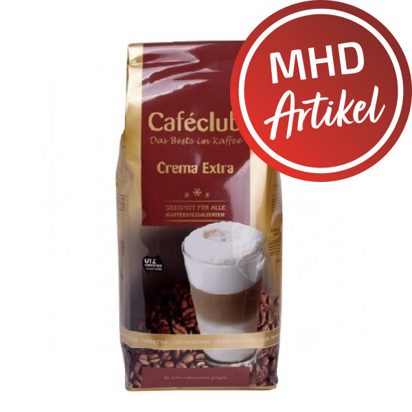 Caféclub Kaffeebohnen - Crema di Crema 1000 g - MHD: 05.04.2023
