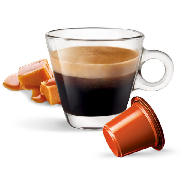 Caffè Bonini Caffè Caramel / Karamell-Kaffee - 10 kompatible Kapseln Nespresso ®*