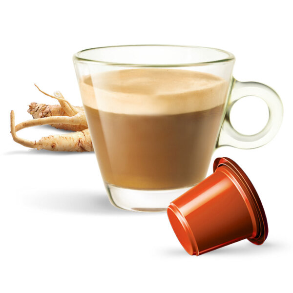Caffè Bonini - GINSENG AMARO - 10 Nespresso ® kompatible Kapseln