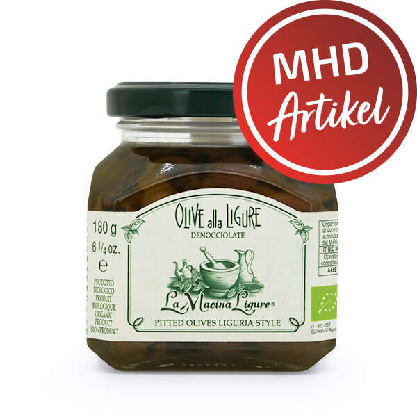 Terra Famiglia - Olive alla Ligure, entsteint - 180 g - MHD: 19.07.2023