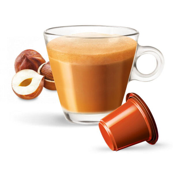Bonini Nocciolino/Haselnuss - 5 x 10 Nespresso ®* kompatible Kapseln