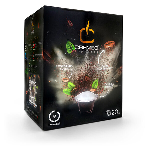 CREMEO Linea Caffè DARK - 10 Kapseln Nespresso ® kompatibel