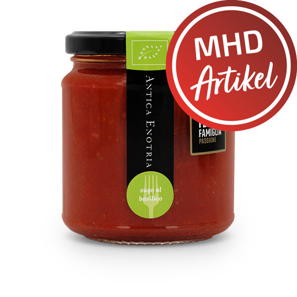 Antica Enotria - Tomatensauce mit Basilikum - 280 g - MHD: 30.09.2023
