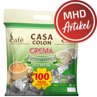 Casa Colon® Kaffeepads ENTKOFFEINIERT - MHD:...