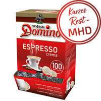 Domino® Kaffeepads ESPRESSO CREMA !!! MHD:   !!! (100...