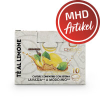 CREMEO Linea Solubili TÈ AL LIMONE / ZITRONENTEE - MHD: 08.03.2024 !!! (10 Teekapseln Lavazza a Modo Mio ®* kompatibel)