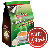 Domino® Kaffeepads ENTKOFFEINIERT - MHD: 30.06.2024...