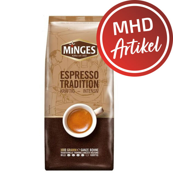 Kaffeebohnen Minges Espresso Tradition 1932 - MHD: 30.09.2023 !!!