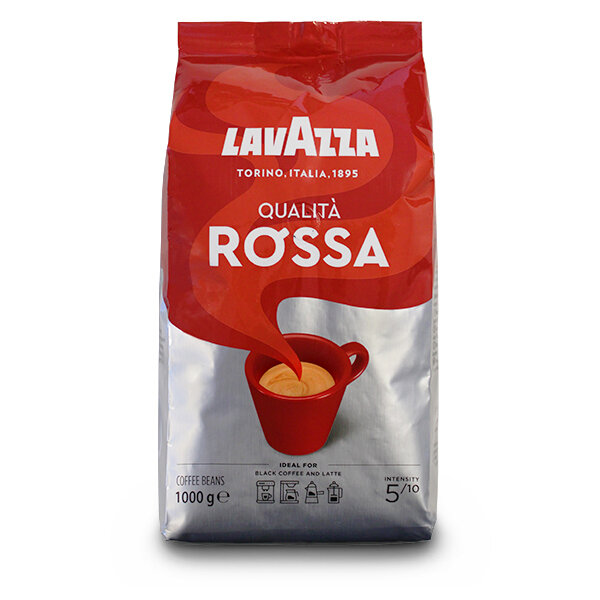 LAVAZZA ROSSA - Kaffeebohnen 1000 g - MHD: 30.09.2023 !!!
