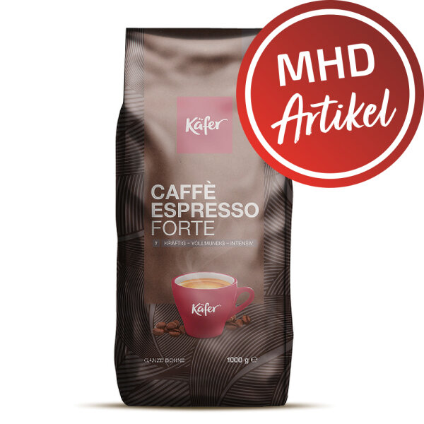 Käfer ganze Bohne - Caffè Espresso Forte - MHD: 31.03.2024 (1 kg)